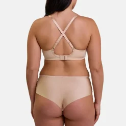 Soutien-gorge emboitant moulé sans armatures beige