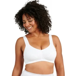 Soutien-gorge emboitant sans armatures - Blanc Sans Complexe en coton