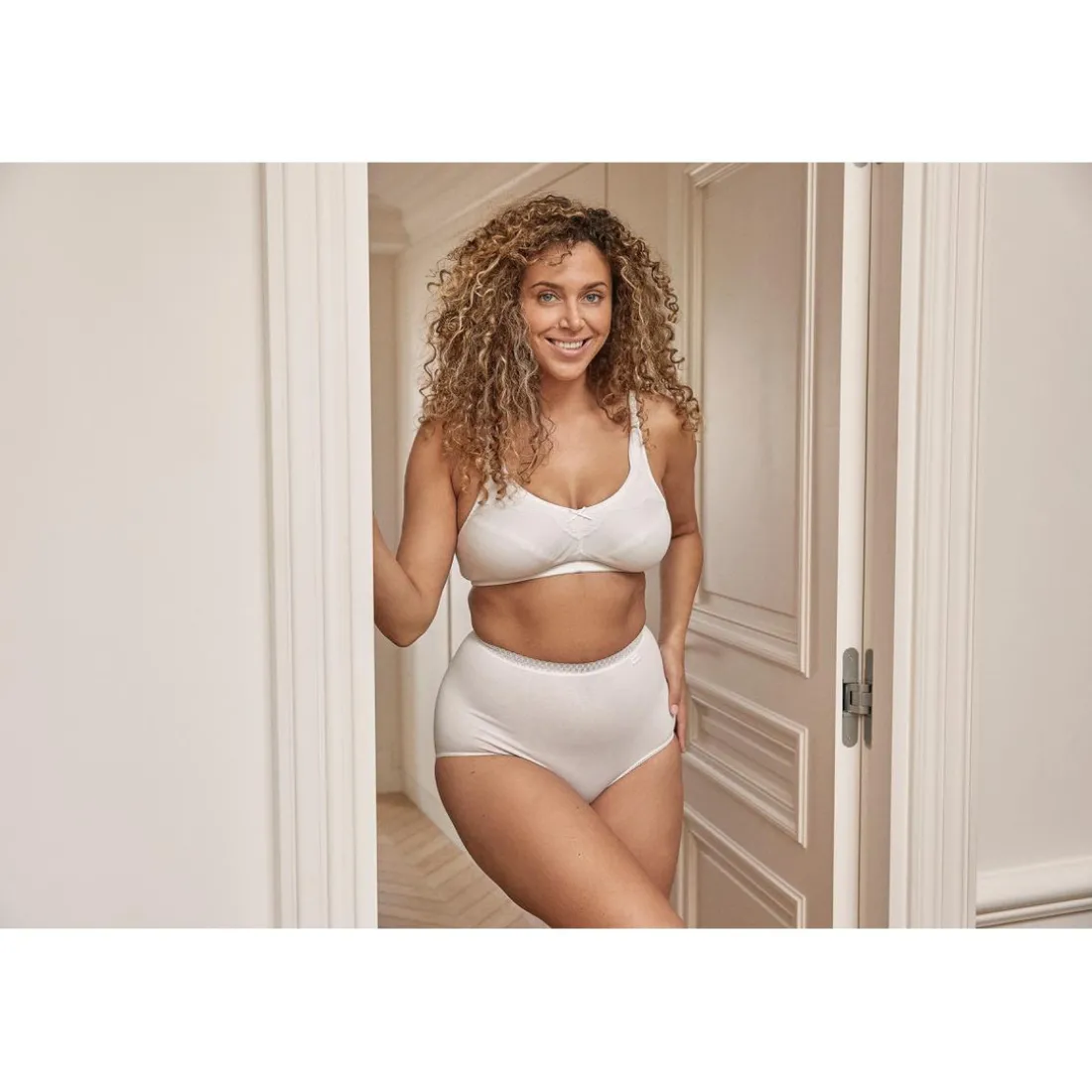 Soutien-gorge emboitant sans armatures - Blanc Sans Complexe en coton