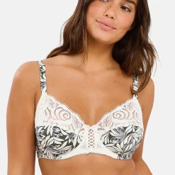 Soutien-gorge emboîtant Amélie Print Imprimé Floral Vert Thym