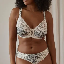 Soutien-gorge emboîtant Amélie Print Imprimé Floral Vert Thym