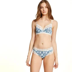 Soutien-gorge emboîtant armatures - Bleu Morgan Lingerie