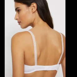 Soutien-Gorge Emboîtant Blanc en dentelle