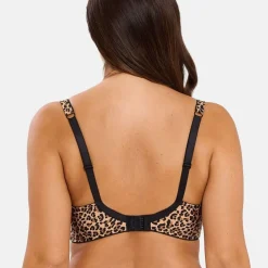 Soutien-gorge emboîtant Lya Imprimé Léopard Mocha - Marron