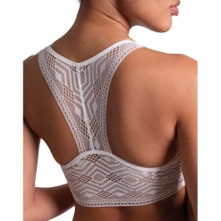 Soutien-gorge foulard sans armatures blanc