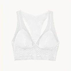 Soutien-gorge foulard sans armatures blanc