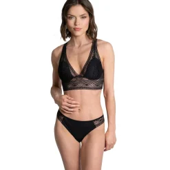 Soutien-gorge foulard sans armatures noir