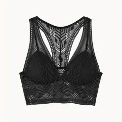 Soutien-gorge foulard sans armatures noir