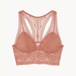 Soutien-gorge foulard sans armatures rose