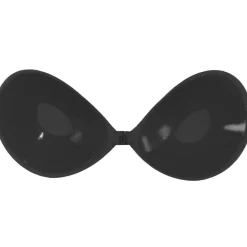 Soutien-Gorge Invisible qui s'Attache à l'Entre-Seins Noir