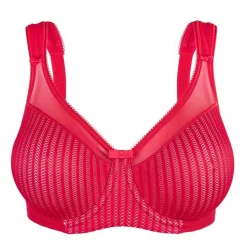 Soutien-gorge minimiseur armatures - Rouge