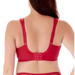 Soutien-gorge minimiseur armatures - Rouge