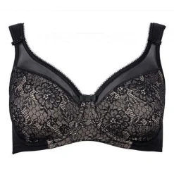 Soutien-Gorge Minimiseur Dentelle Noir