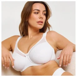 Soutien-Gorge Minimiseur Dentelle Blanc