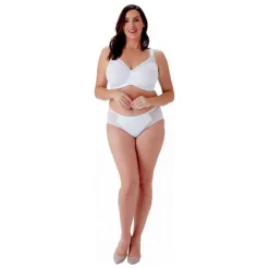 Soutien-Gorge Minimiseur Dentelle Blanc