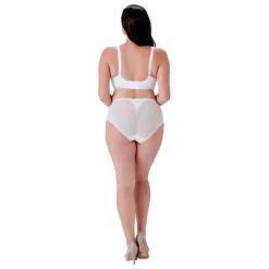 Soutien-Gorge Minimiseur Dentelle Blanc