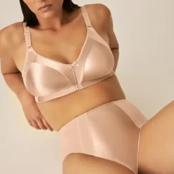 Soutien-gorge minimiseur souple - Beige clair