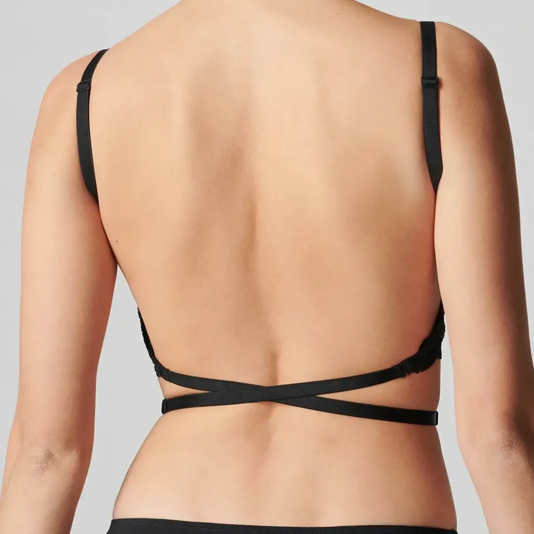 Soutien-gorge multi-positions dos nu Noir
