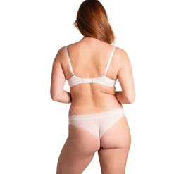 Soutien-gorge plongeant à armatures - Beige