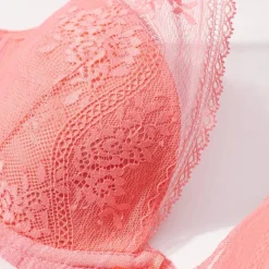 Soutien-gorge plongeant à armatures - Orange