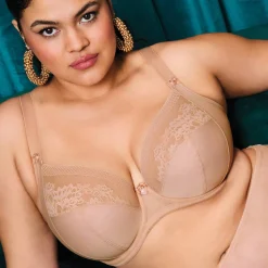 Soutien-Gorge Plongeant - STRETCH Sahara beige