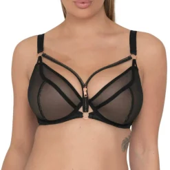 Soutien-gorge Plongeant Armatures Scantilly - Noir