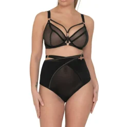 Soutien-gorge Plongeant Armatures Scantilly - Noir