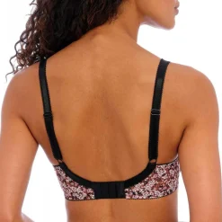 Soutien-gorge plongeant armatures - Noir INFINITY FIELDS
