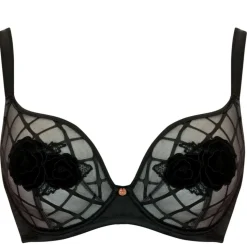 Soutien-gorge plongeant armatures noir