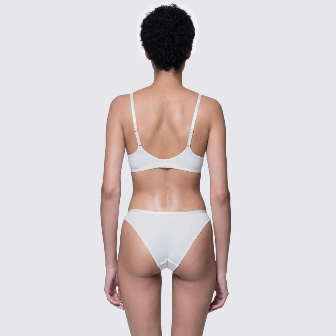Soutien-gorge plongeant armatures - Ivoire