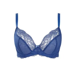 Soutien-Gorge Plongeant armatures Bleu
