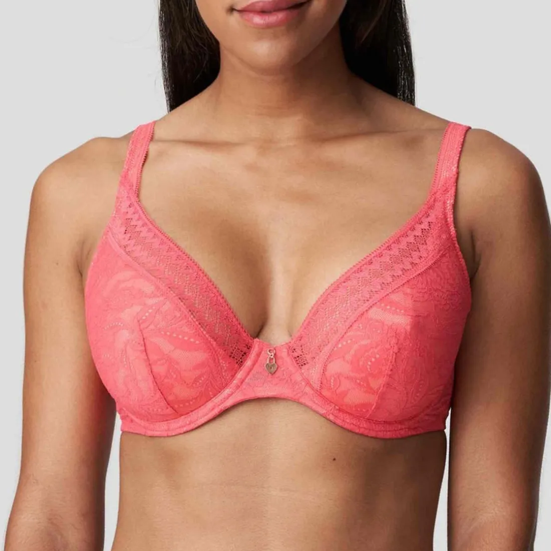 Soutien-gorge Plongeant Armatures - Rose