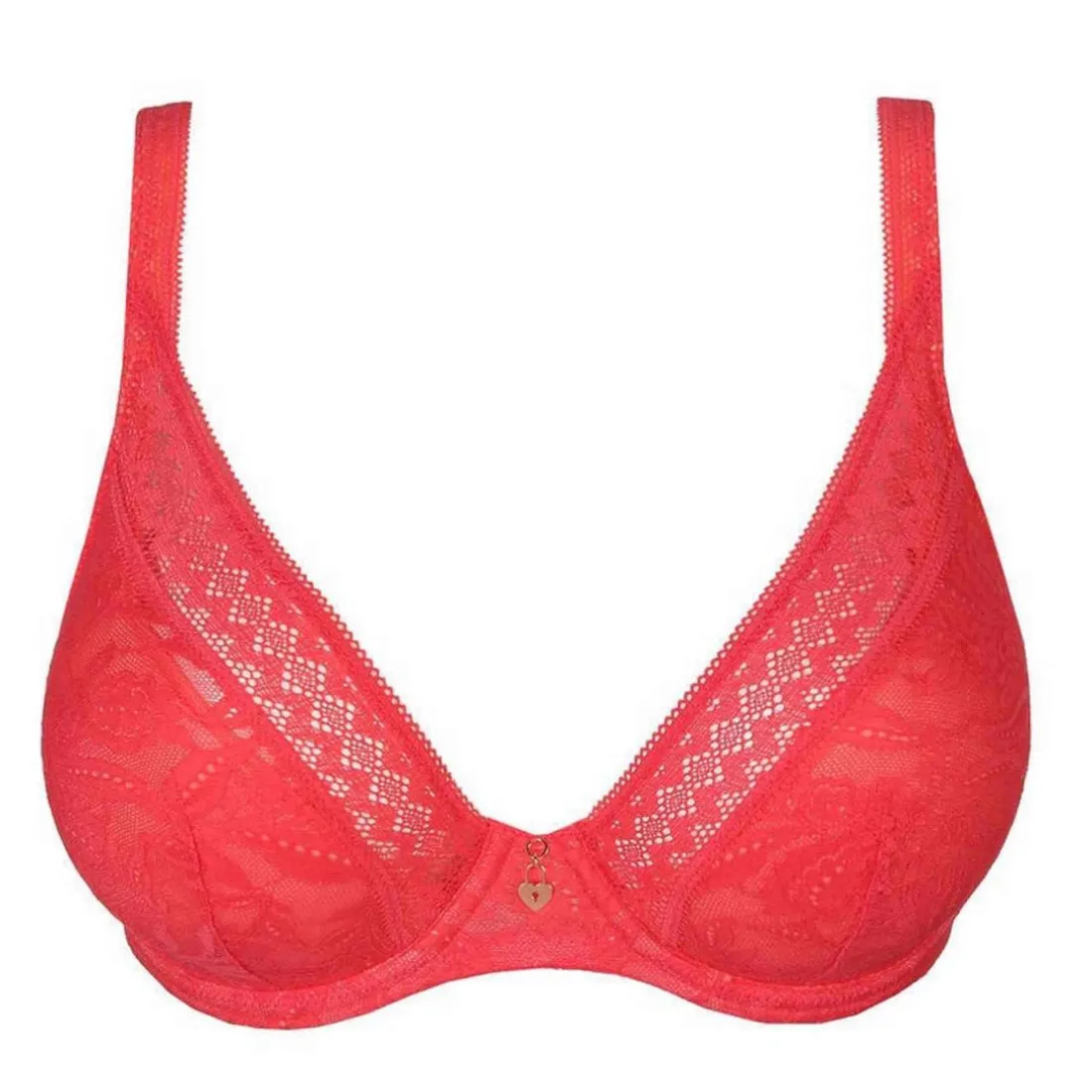 Soutien-gorge Plongeant Armatures - Rose