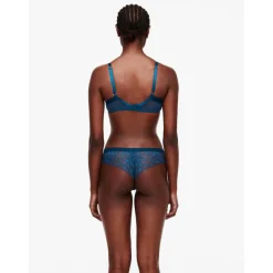 Soutien-gorge plongeant armatures - Bleu Passionata