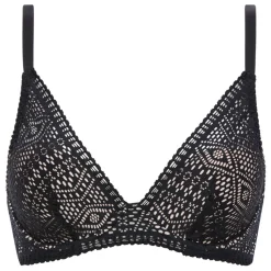 Soutien-gorge plongeant armatures noir