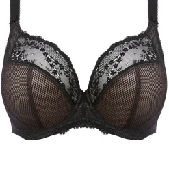 Soutien-gorge plongeant armatures noir stretch
