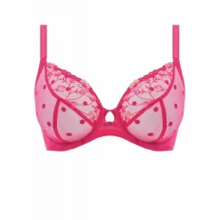 Soutien-gorge plongeant armatures - Rouge Freya