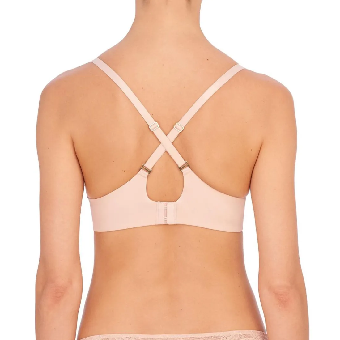 Soutien-gorge plongeant armatures bretelles interchangeables - Natori Rose en nylon