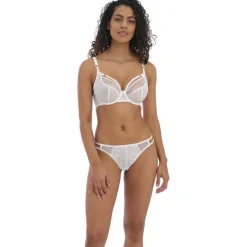 Soutien-gorge plongeant armatures - Blanc TEMPTRESS en nylon