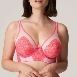 Soutien-gorge Plongeant Armatures - Rose