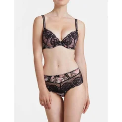 Soutien-gorge plongeant armatures Noir