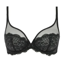 Soutien-gorge Plongeant Armatures - Noir