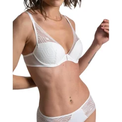 Soutien-gorge plongeant Blanc