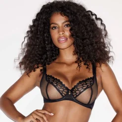 soutien-gorge Plongeant noir