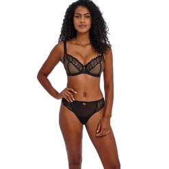 soutien-gorge Plongeant noir
