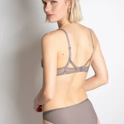 Soutien-gorge plongeant Suzy gris