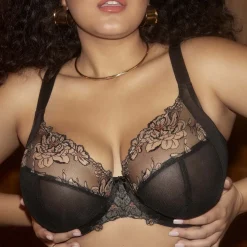 Soutien-gorge Plunge noisette