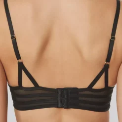Soutien-gorge push-up - Noir en dentelle