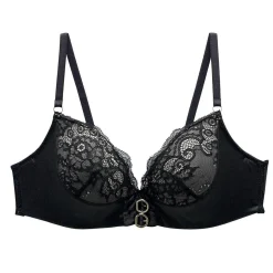 Soutien-gorge push-up armatures Pomm Poire Noir
