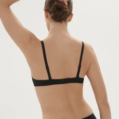 Soutien-gorge push-up décolleté plongeant Noir